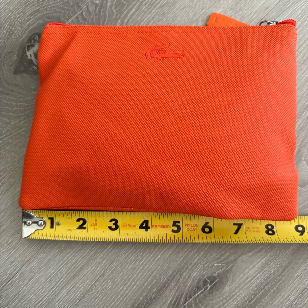 Lacoste Turkish airline Bright Orange Toiletry Bag new - Picture 4 of 5